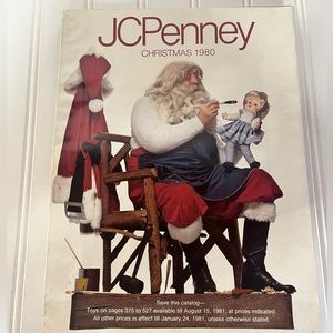 JC Penney Christmas 1980 Catalog Wishbook With Inserts and Mailing Sleeve